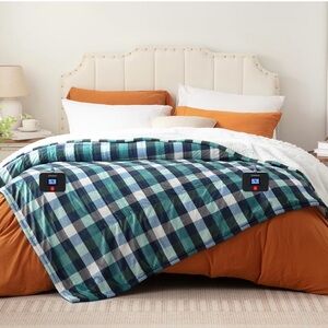 Westinghouse Electric Blanket Queen Size, Soft Flannel Dual Control